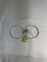 Heart Bangle with Charm