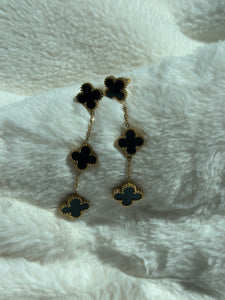 WP Black Clover Earrings