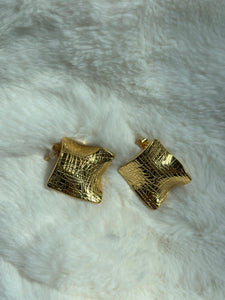 WP Squared Textured Earrings