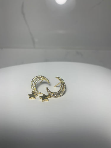 Moon and Stars Earrings