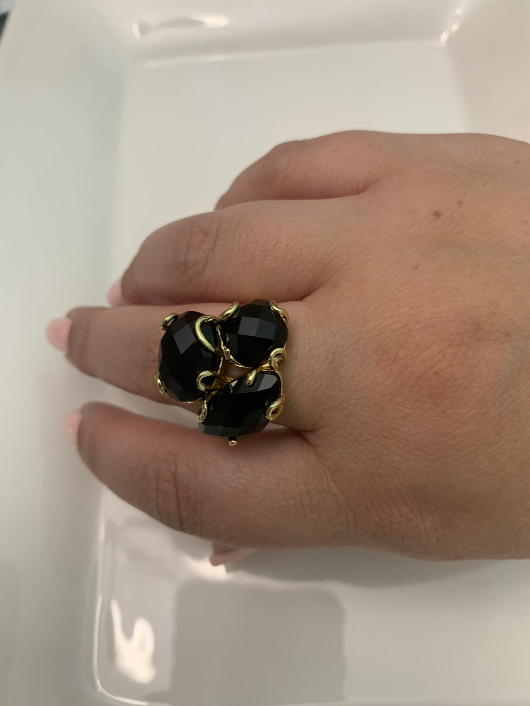 Black Stones Ring