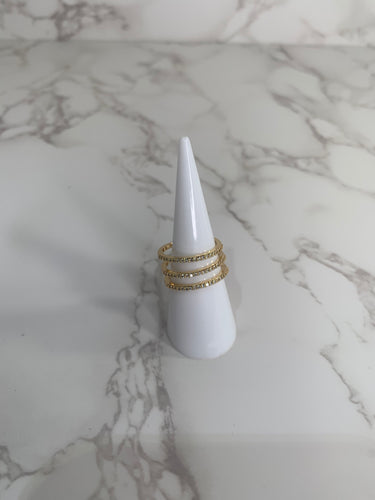 Triple Row Ring
